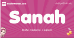 Sanah arabic girls name and meaning, muslim girl name Sanah