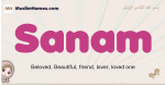 Sanam muslim girls name and meaning, islamic girls name Sanam