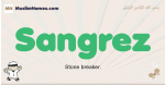Sangrez muslim boys name and meaning, islamic boys name Sangrez