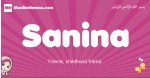 Sanina arabic girls name and meaning, muslim girl name Sanina