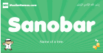Sanobar arabic boys name and meaning, quranic boys name Sanobar
