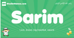 Sarim arabic boys name and meaning, quranic boys name Sarim