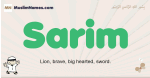 Sarim muslim boys name and meaning, islamic boys name Sarim