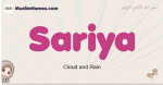 Sariya muslim girls name and meaning, islamic girls name Sariya
