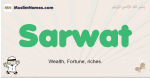 Sarwat muslim boys name and meaning, islamic boys name Sarwat