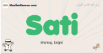 Sati muslim boys name and meaning, islamic boys name Sati