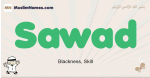 Sawad muslim boys name and meaning, islamic boys name Sawad