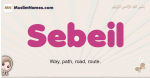 Sebeil muslim girls name and meaning, islamic girls name Sebeil