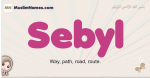 Sebyl muslim girls name and meaning, islamic girls name Sebyl