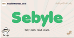 Sebyle muslim boys name and meaning, islamic boys name Sebyle
