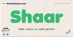 Shaar muslim boys name and meaning, islamic boys name Shaar