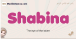 Shabina muslim girls name and meaning, islamic girls name Shabina