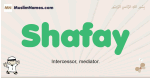 Shafay muslim boys name and meaning, islamic boys name Shafay