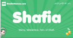 Shafia arabic girl name and meaning, quranic girls name Shafia