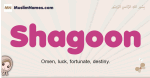 Shagoon muslim girls name and meaning, islamic girls name Shagoon
