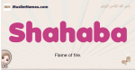 Shahaba muslim girls name and meaning, islamic girls name Shahaba