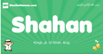 Shahan arabic boys name and meaning, quranic boys name Shahan