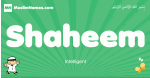Shaheem arabic boys name and meaning, quranic boys name Shaheem