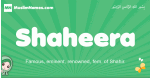 Shaheera arabic girl name and meaning, quranic girls name Shaheera