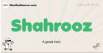 Shahrooz muslim boys name and meaning, islamic boys name Shahrooz