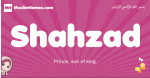 Shahzad arabic girls name and meaning, quranic girls name Shahzad