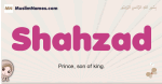Shahzad muslim girls name and meaning, islamic girls name Shahzad