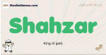 Shahzar muslim boys name and meaning, islamic boys name Shahzar
