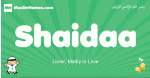 Shaidaa arabic boys name and meaning, quranic boys name Shaidaa