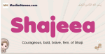 Shajeea muslim girls name and meaning, islamic girls name Shajeea