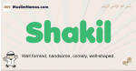 Shakil muslim boys name and meaning, islamic boys name Shakil