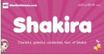 Shakira arabic girls name and meaning, muslim girl name Shakira
