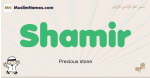 Shamir muslim boys name and meaning, islamic boys name Shamir