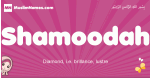Shamoodah arabic girls name and meaning, muslim girl name Shamoodah