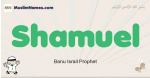 Shamuel muslim boys name and meaning, islamic boys name Shamuel