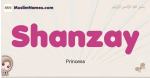 Shanzay muslim girls name and meaning, islamic girls name Shanzay