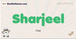Sharjeel muslim boys name and meaning, islamic boys name Sharjeel