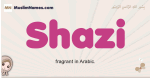 Shazi muslim girls name and meaning, islamic girls name Shazi