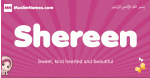 Shereen arabic girls name and meaning, muslim girl name Shereen