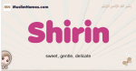 Shirin muslim girls name and meaning, islamic girls name Shirin