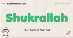 Shukrallah muslim boys name and meaning, islamic boys name Shukrallah