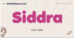 Siddra muslim girls name and meaning, islamic girls name Siddra