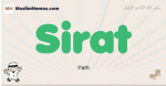 Sirat muslim boys name and meaning, islamic boys name Sirat