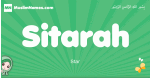 Sitarah arabic girl name and meaning, quranic girls name Sitarah