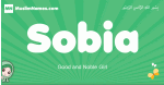 Sobia arabic girl name and meaning, quranic girls name Sobia