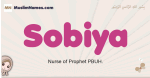 Sobiya muslim girls name and meaning, islamic girls name Sobiya