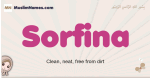 Sorfina muslim girls name and meaning, islamic girls name Sorfina