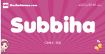Subbiha arabic girls name and meaning, muslim girl name Subbiha