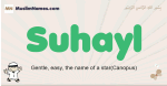 Suhayl muslim boys name and meaning, islamic boys name Suhayl