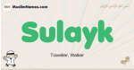 Sulayk muslim boys name and meaning, islamic boys name Sulayk