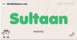 Sultaan muslim boys name and meaning, islamic boys name Sultaan